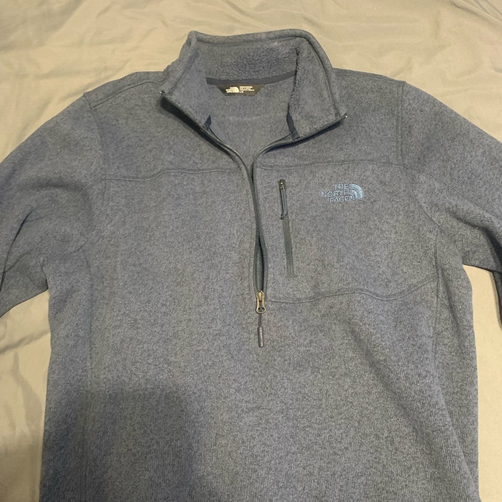 North face Sherpa lined 1/4 zip fleece